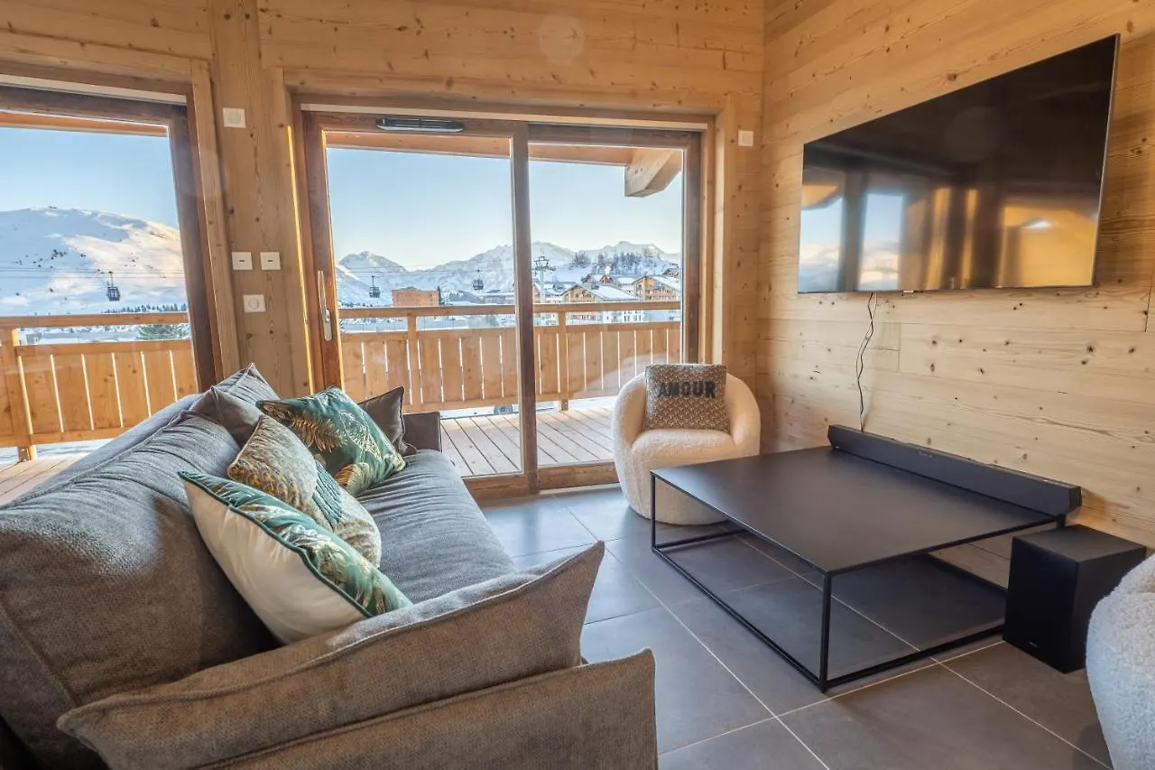 Apartment Alpe D'Huez Houses - Chez Ernest - Gentianes - Magnifique 1 Chambre Cabine France